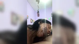 Blowjob of my stepcousin at home