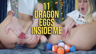 Dragon eggs pussy stretching plus anal fisting