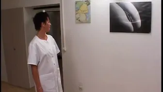 Brunette Nurse Is Fucked by Doctors and Has to Swallow