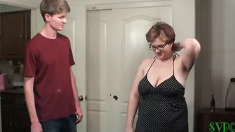 Big Meaty Step-mom Smokes and Takes Cock in Her Ass